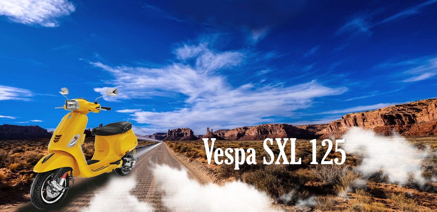 VESPA SXL 125 PP BANNER- 2 NEW